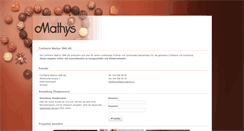 Desktop Screenshot of confiserie-mathys.ch